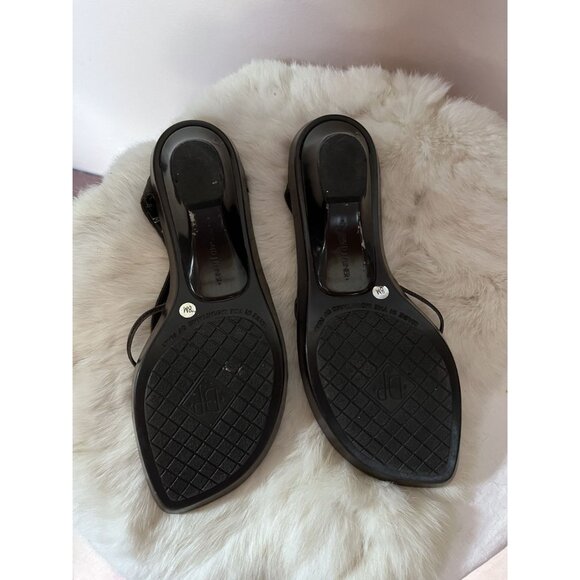 Donald J Pliner Womens Y2K Strappy Contoured Sandals Brown Leather Size 8 Italy - Picture 5 of 9